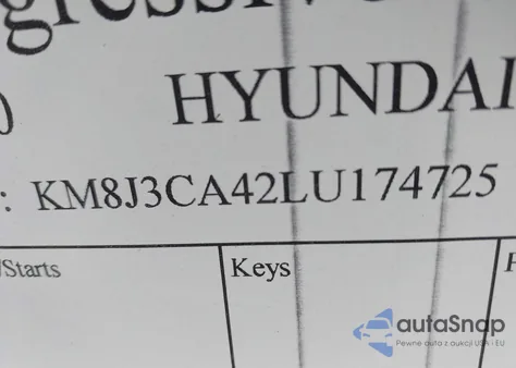 2020 Hyundai Tucson Value из США, поврежденный, VIN KM8J3CA42LU174725